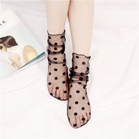 silonové ponožky puntík