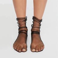 silonové ponožky černé