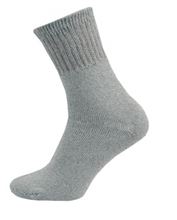 ponožky froté světle šedé