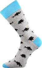 ponožky wearel ryba sv. šedá