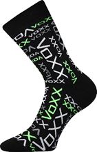 ponožky Voxx Matrix Vx černé-neon-zelená
