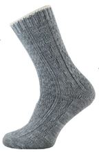 zimní ponožky s vlnou šedé