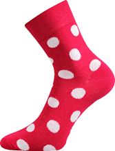 ponožky ivana puntík červené