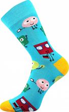 ponožky s motivem příšerek světlé